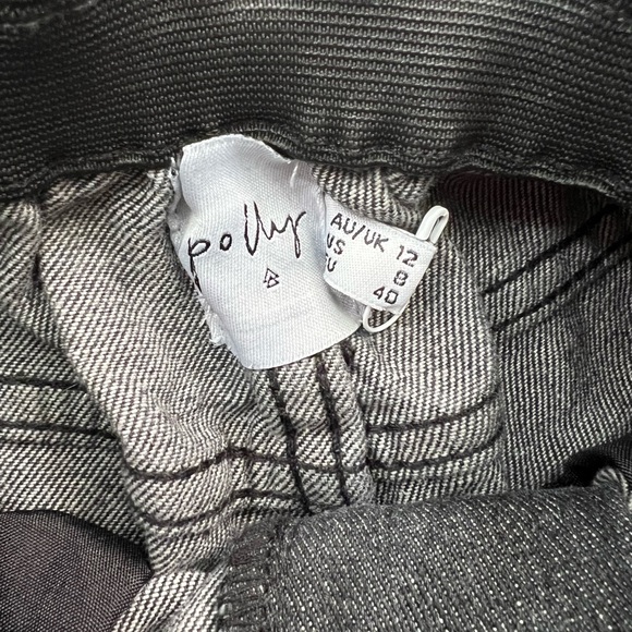 Polly Cigarette Waist Denim Shorts - Picture 3 of 4